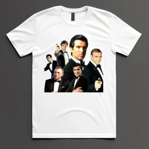 007 Evolution - The Ultimate James Bond T-Shirt - Image 5