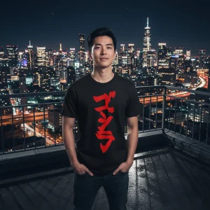 GODZILA KANJI T-Shirt - Image 3