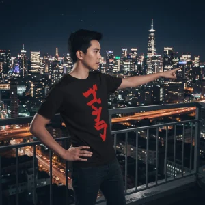 GODZILA KANJI T-Shirt - Image 4