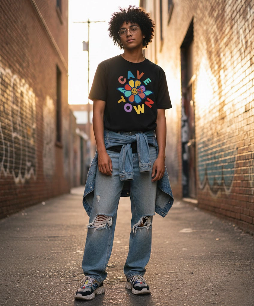 Cavetown Smile Flower T-shirt - Image 5