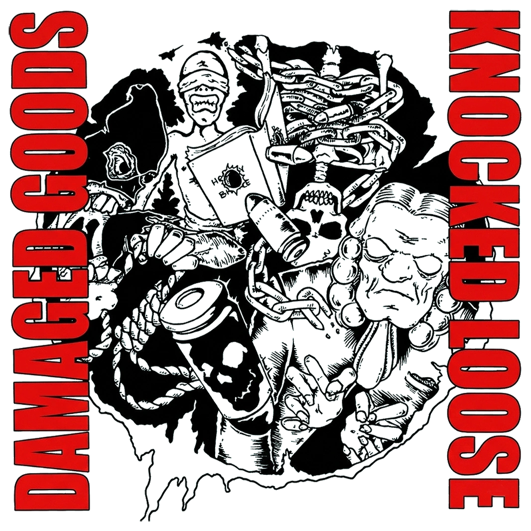 Knocked Loose Damaged Goods T-Shirt - Image 1
