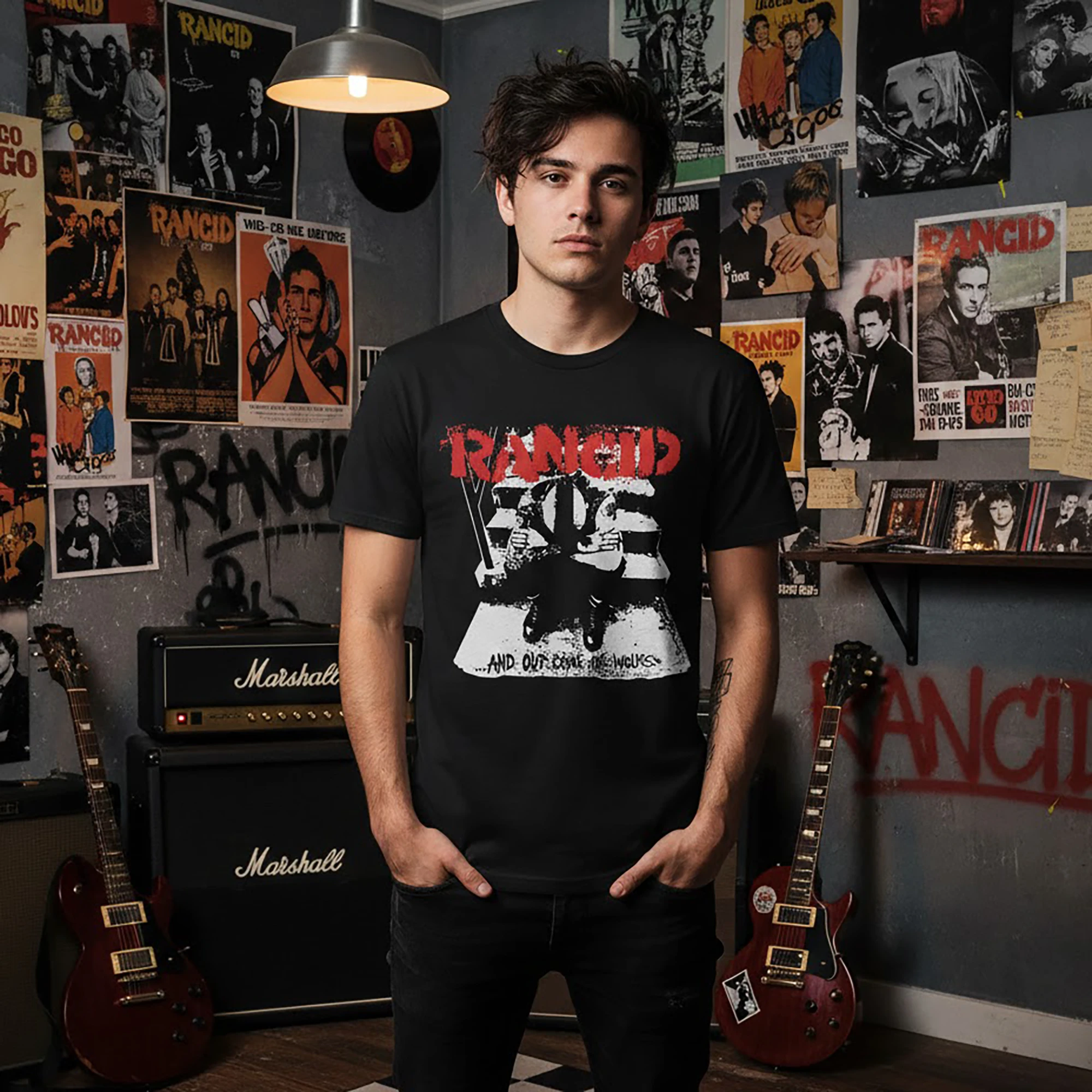 Rancid - And Out Come The Wolves T-Shirt - Image 3