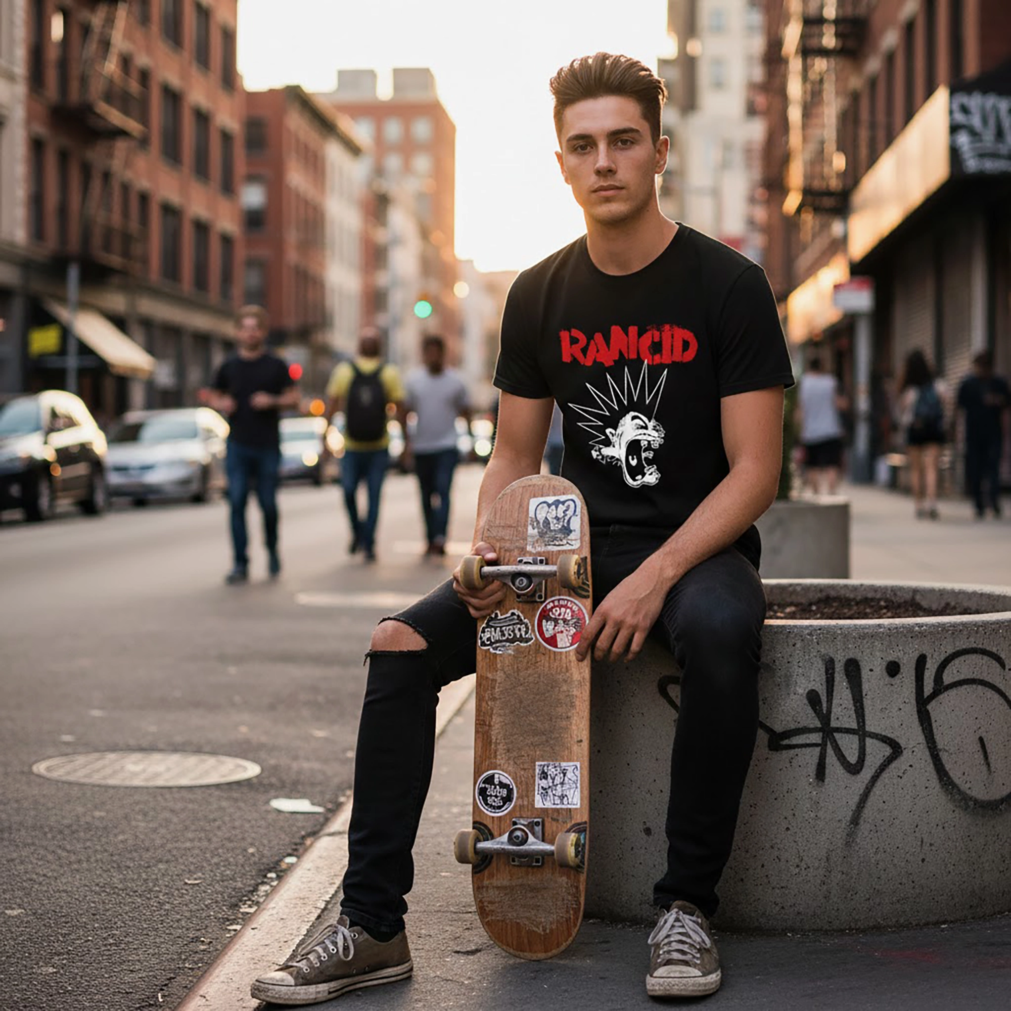 Rancid - Screaming Mohawk Youth T-Shirt - Image 4