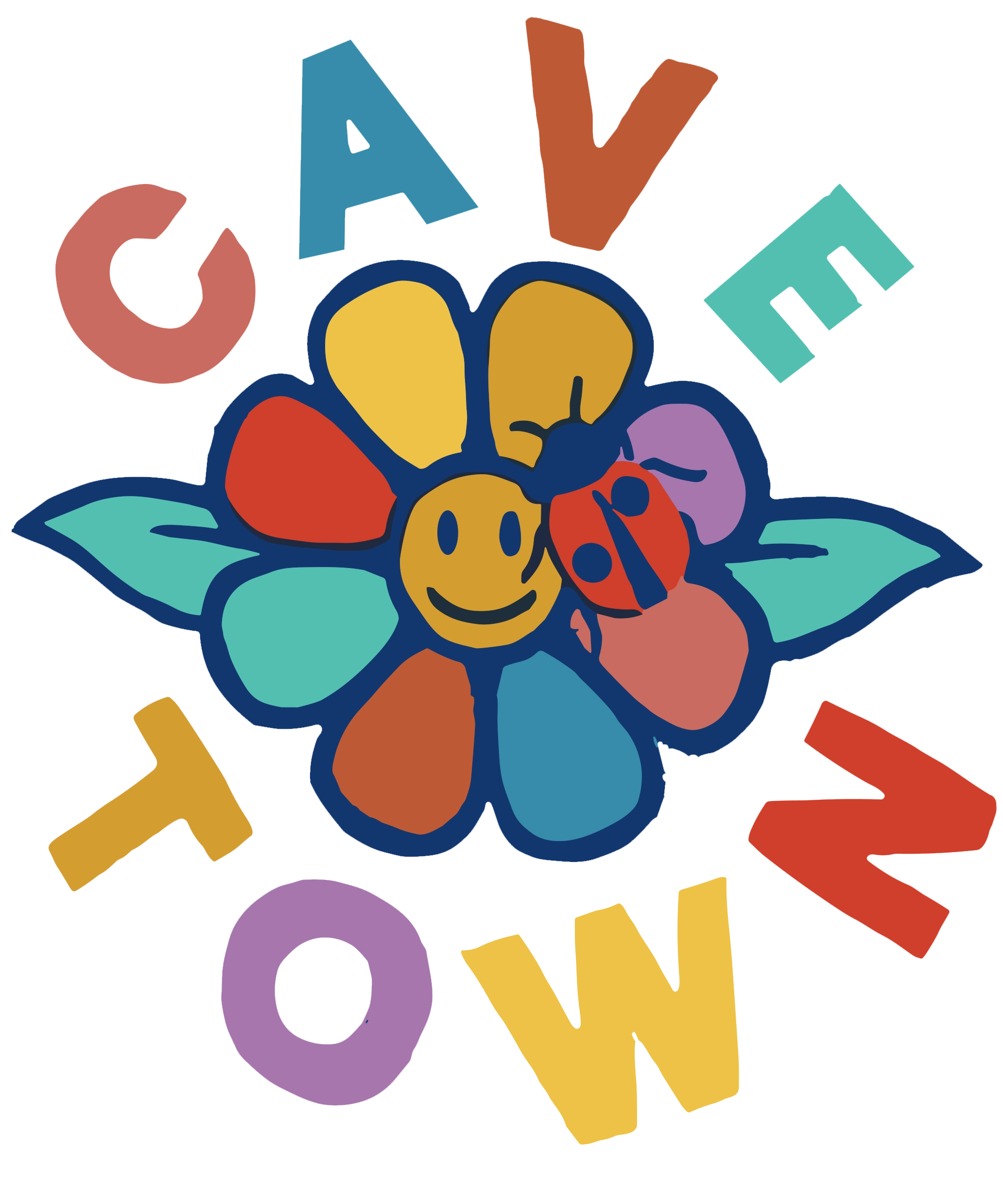 Cavetown Smile Flower T-shirt - Image 1