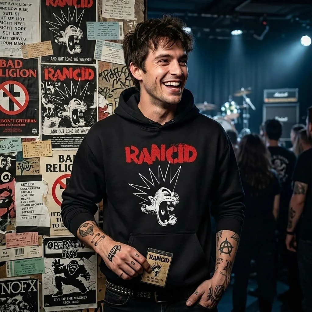 Rancid - Screaming Mohawk Youth Hoodie
