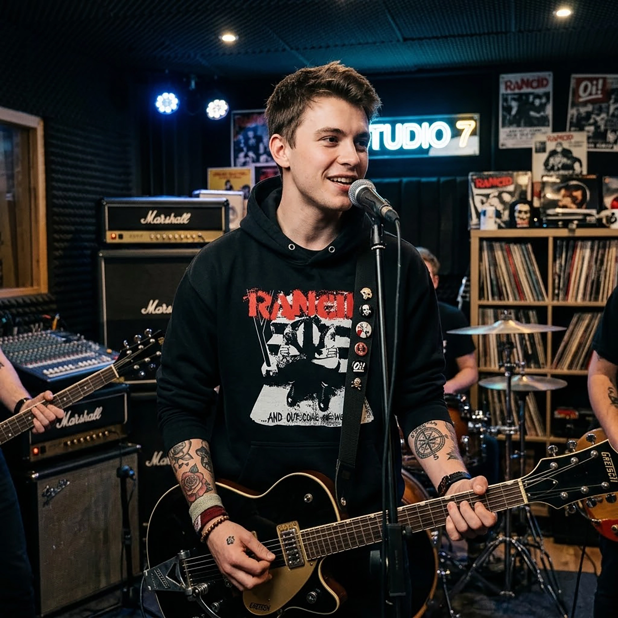 Rancid - And Out Come The Wolves Hoodie - Image 4