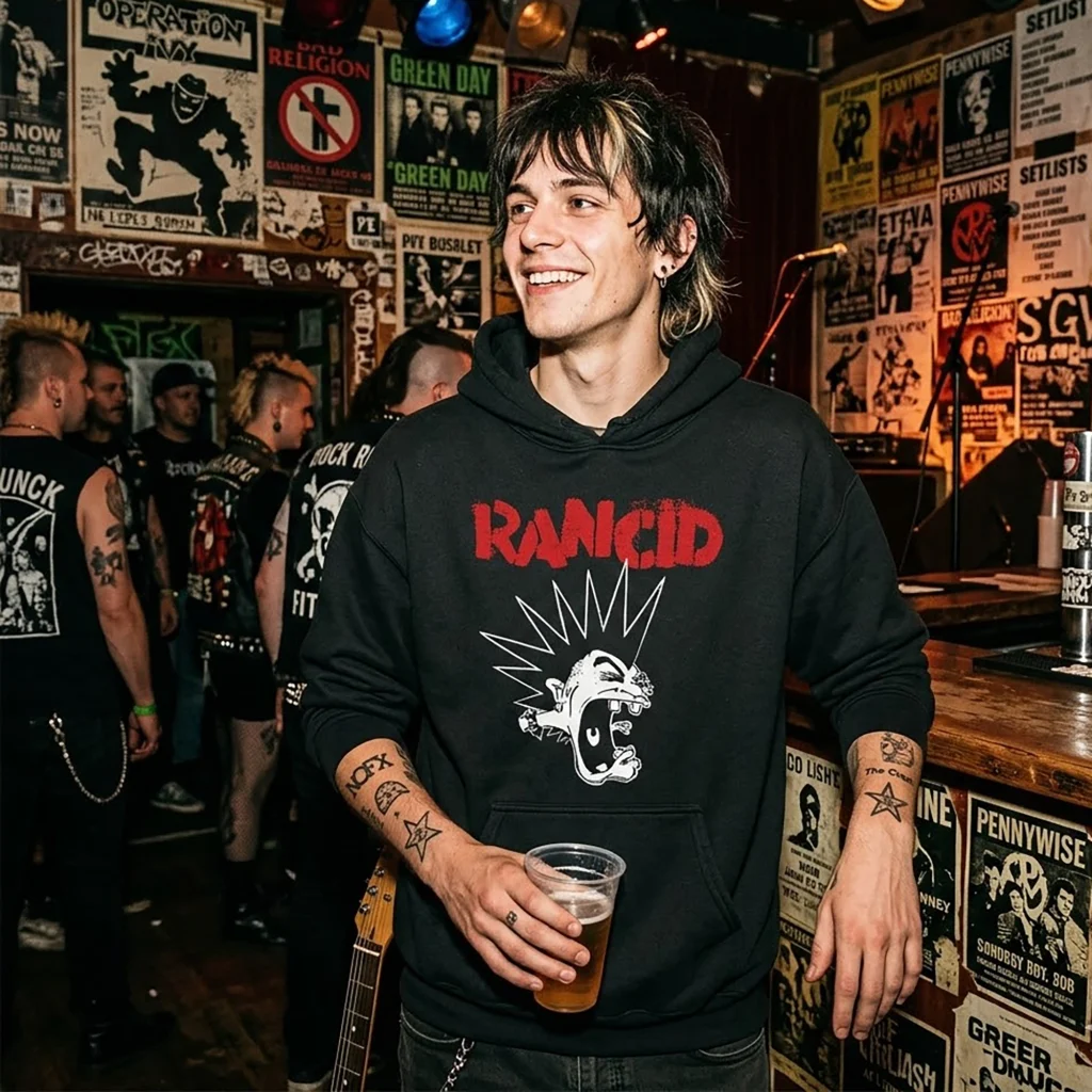 Rancid - Screaming Mohawk Youth Hoodie