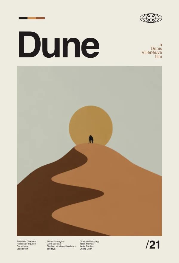 Dune - Retro Film Poster
