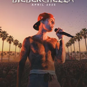 Justin Bieber Coachella 2026 Poster - Image 1