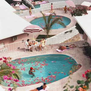 Slim Aarons Las Brisas 1968 Canvas Print - Image 1