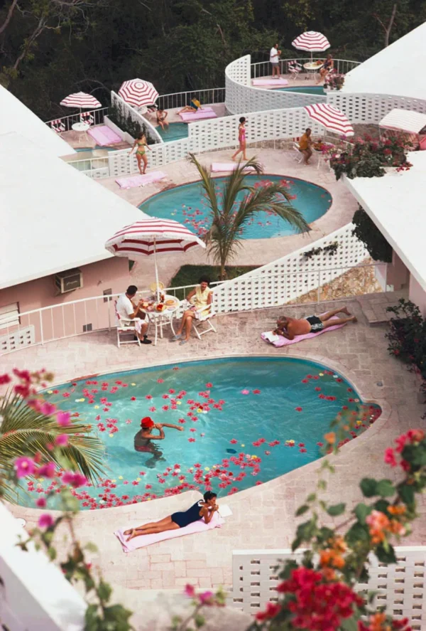 Slim Aarons Las Brisas 1968 Canvas Print