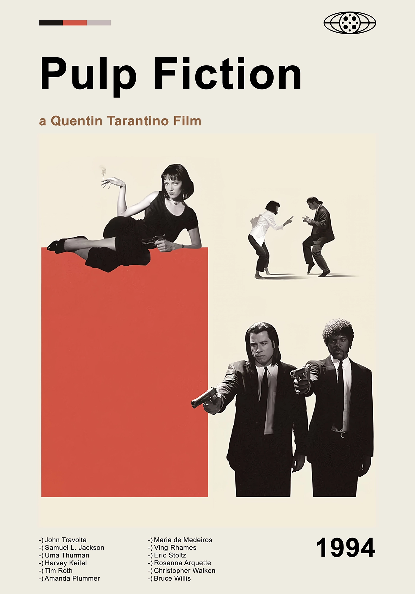 Pulp Fiction Film Poster - Image 1