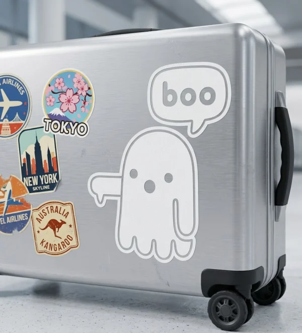 Ghost Of Disapproval Active Sticker