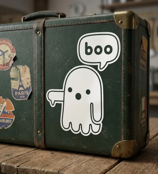 Ghost Of Disapproval Active Sticker