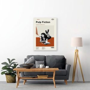 Pulp Fiction Vintage Movie Poster - Image 3