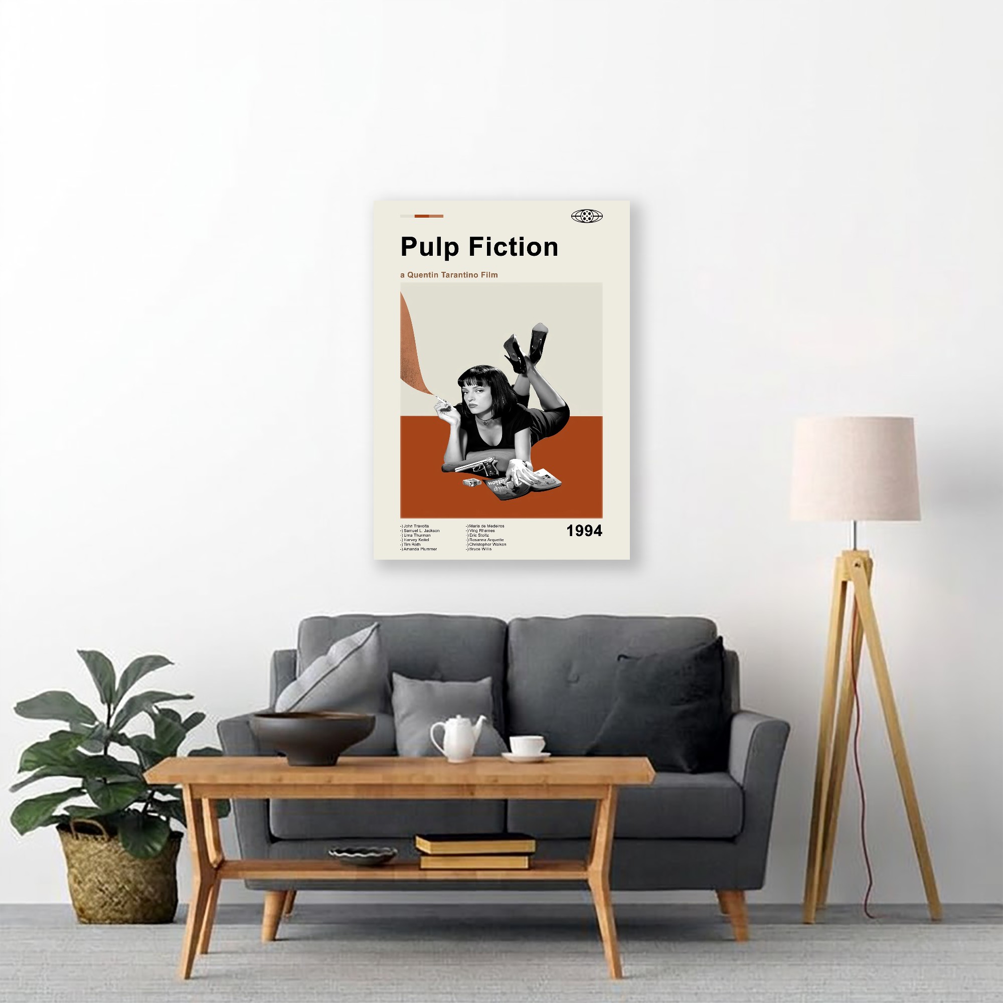 Pulp Fiction Vintage Movie Poster - Image 3
