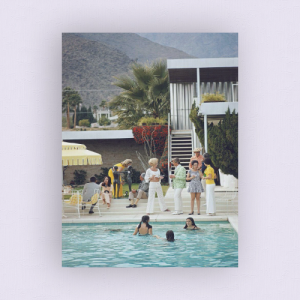 Slim Aarons Desert House Party Canvas Print - Image 2