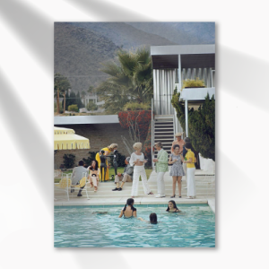 Slim Aarons Desert House Party Poster - Image 2