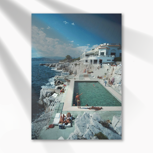 Slim Aarons Eden Roc Pool 1976 Poster