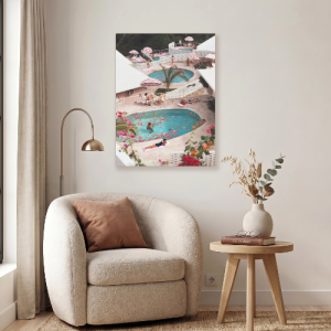 Slim Aarons Las Brisas 1968 Canvas Print - Image 3