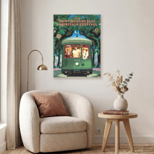 Jazz New Orleans 2026 Canvas Print - Image 3